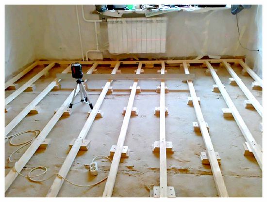Розміщення маяків для стяжки підлоги: дистанція та кількість